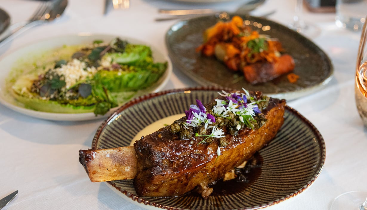 Ulike typer deleretter fra restaurant Nord.