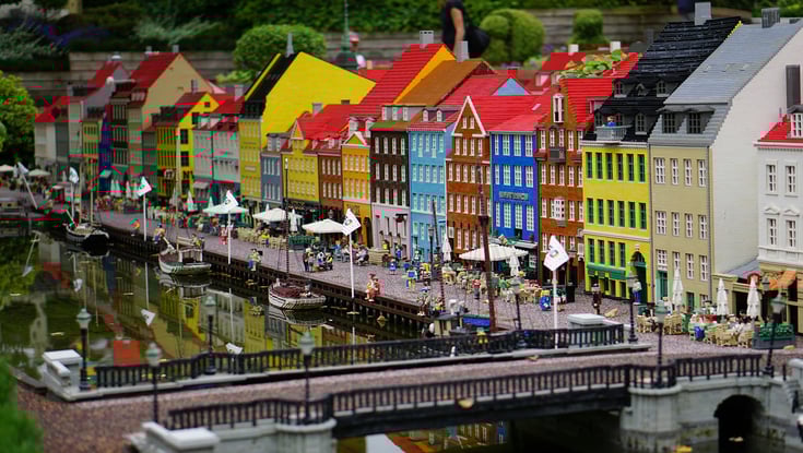 Nyhavn laget av LEGO