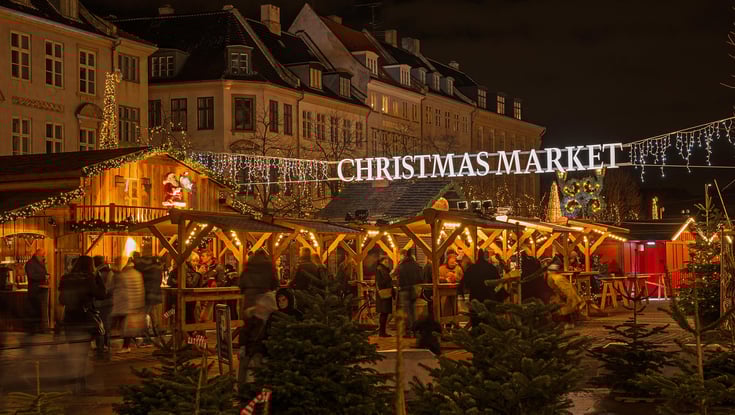 Julemarked på Højbro Plads i København