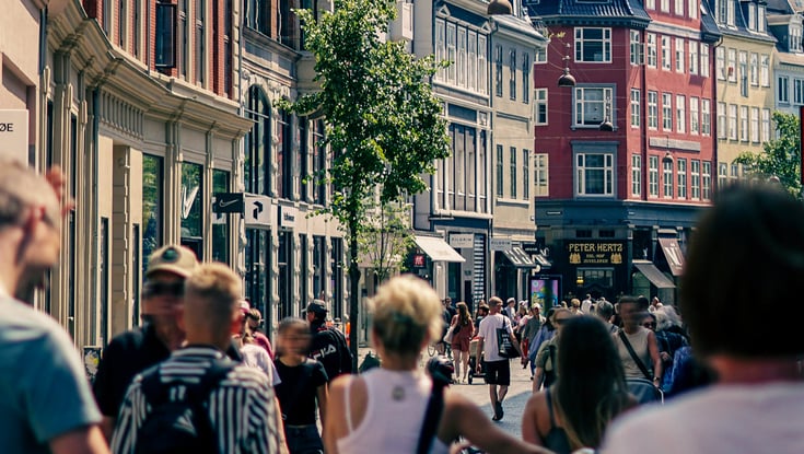 Shopping på Strøget i København