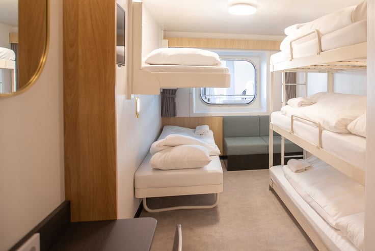 Standard 5-sengslugar - Nordic Pearl