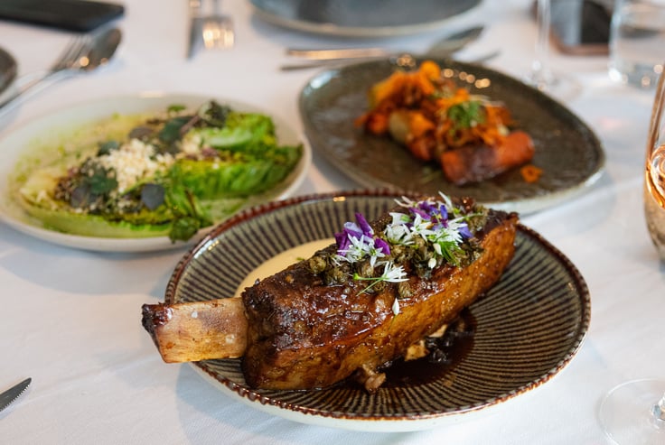 Ulike typer deleretter fra restaurant Nord.