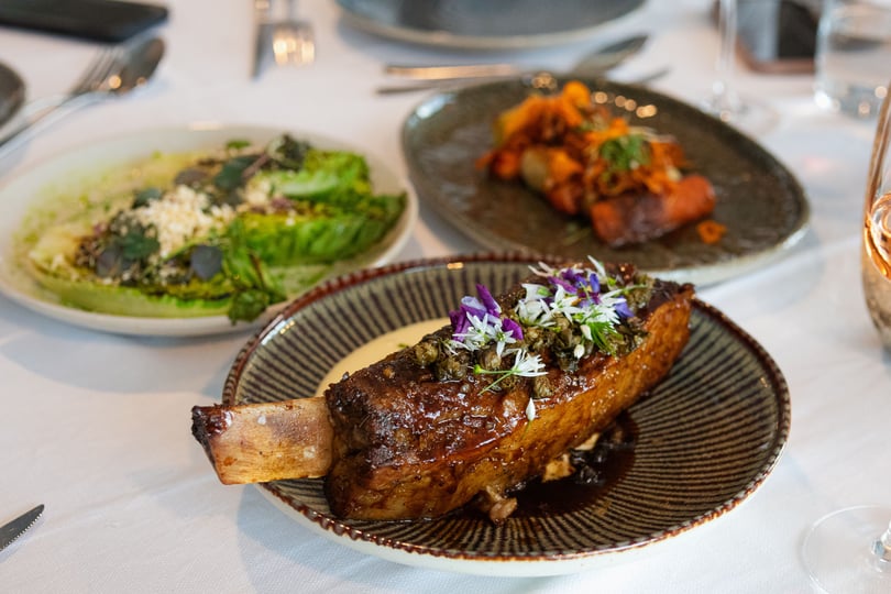 Ulike typer deleretter fra restaurant Nord.